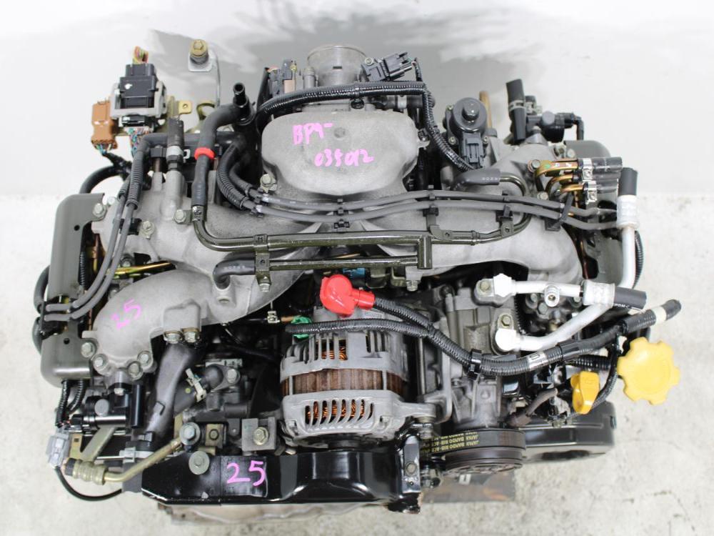 JDM 00-05 SUBARU IMPREZA FORESTER LEGACY OUTBACK BAJA EJ25 2.5L SOHC 4 CYL ENGINE: Image 1