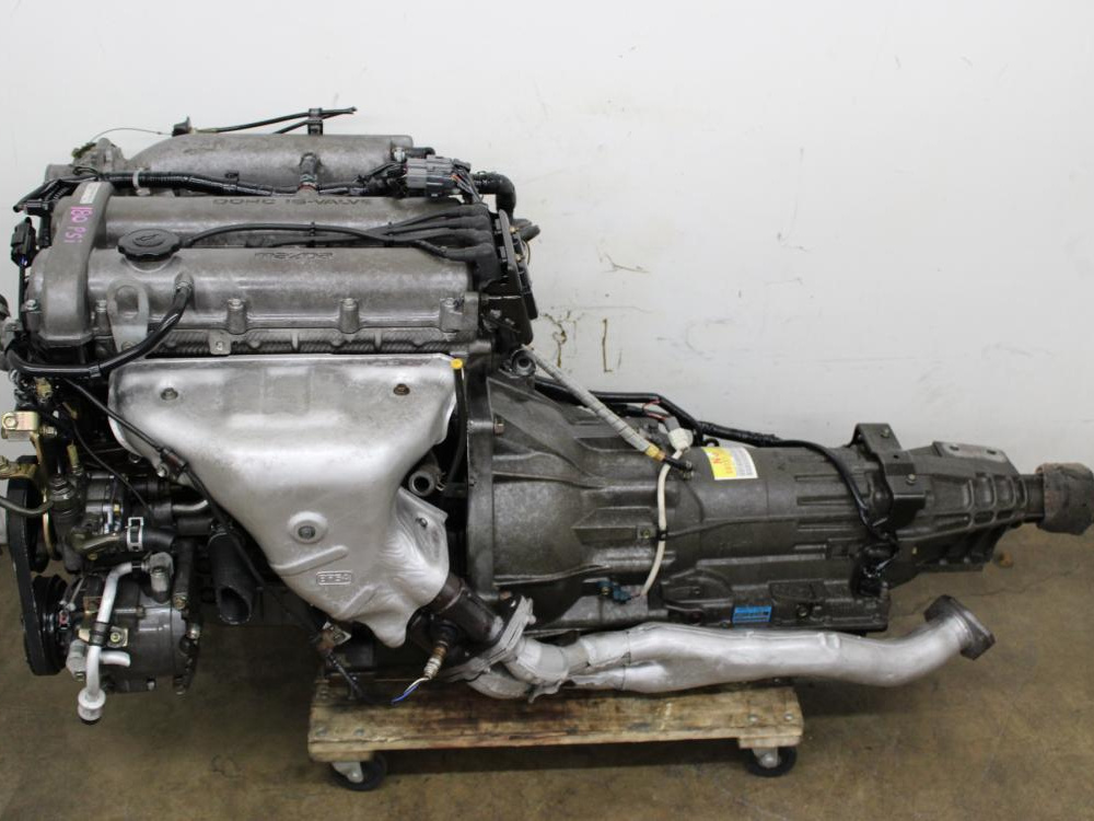 JDM 1999-2000 MAZDA MIATA MX-5 B6 1.6L DOHC 4CYLINDER  ENGINE WITH AUTOMATIC TRANSMISSION: Image 2