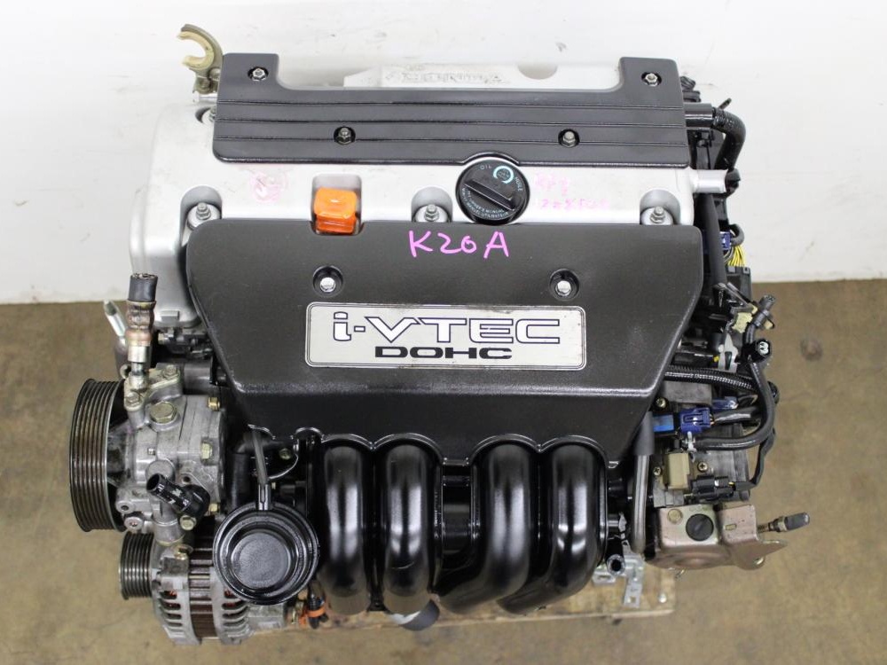 JDM 2002-2005 HONDA CIVIC 2002-2006 ACURA CSX & HONDA CRV K20A DOHC VTEC 2.0L 4CYL ENGINE: Image 1