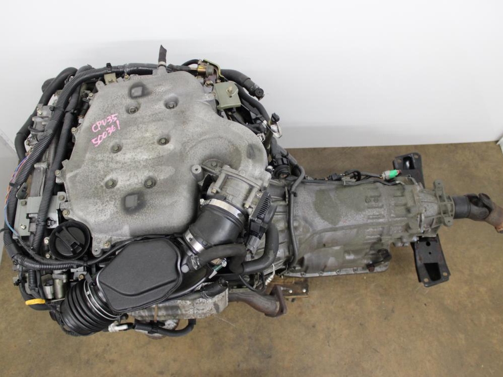 JDM 2003-2006 NISSAN 350Z INFINITI G35 VQ35DE 3.5L ENGINE WITH AUTOMATIC TRANSMISSION: Image 1