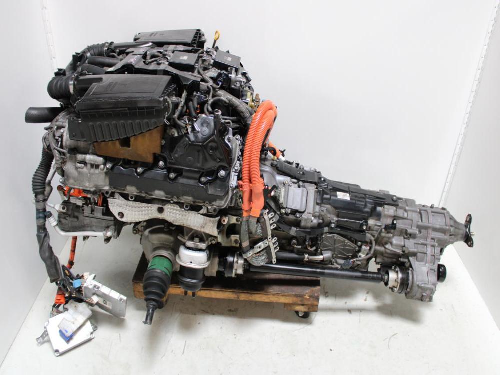 JDM 2007-2017 LEXUS LS600H HYBRID 2UR-FSE AWD V8 5.0 GASOLINE ENGINE +A/T WIRING&ECU: Image 1