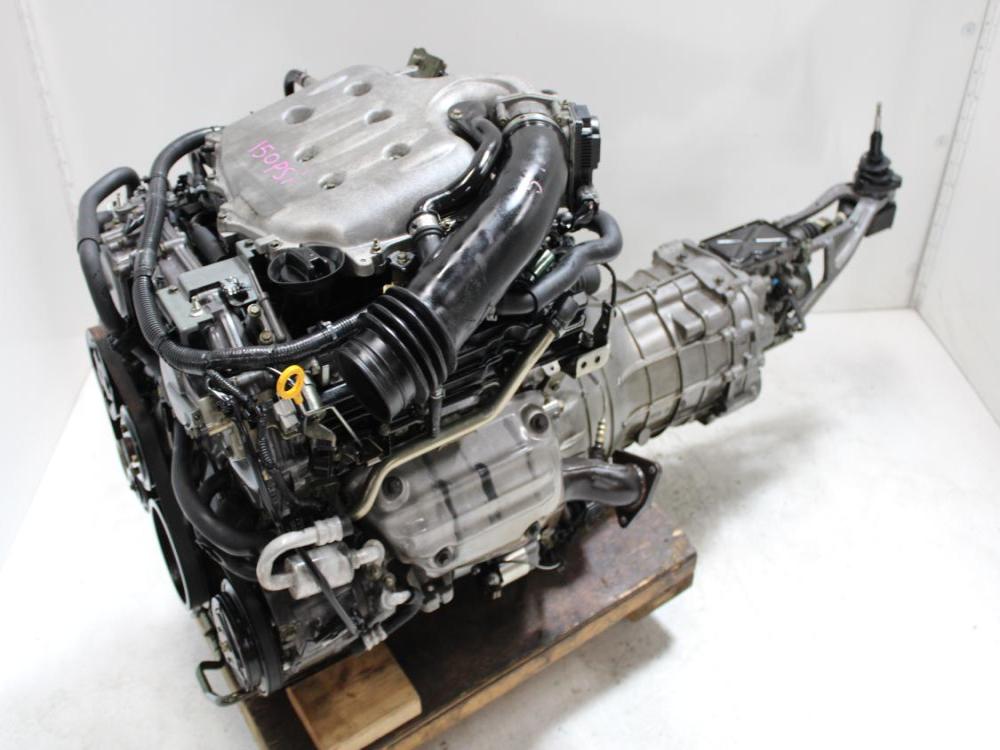 JDM 2003-2006 NISSAN 350Z INFINITI G35 VQ35-DE ENGINE WITH 6 SPD MAN/TRANS WIRING & ECU: Image 2