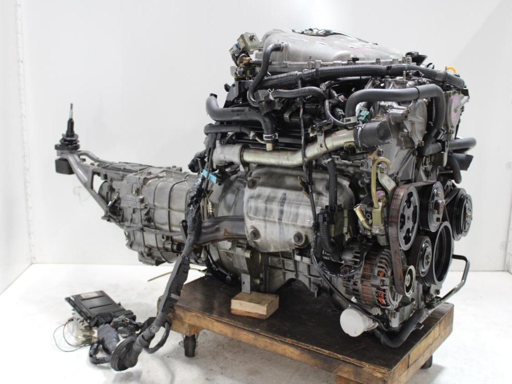 JDM 2003-2006 NISSAN 350Z INFINITI G35 VQ35-DE ENGINE WITH 6 SPD MAN/TRANS WIRING & ECU: Image 6