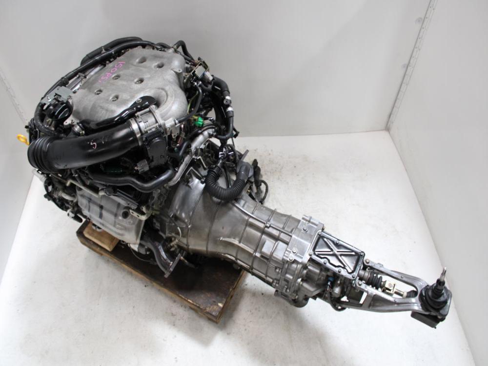 JDM 2003-2006 NISSAN 350Z INFINITI G35 VQ35-DE ENGINE WITH 6 SPD MAN/TRANS WIRING & ECU: Image 10
