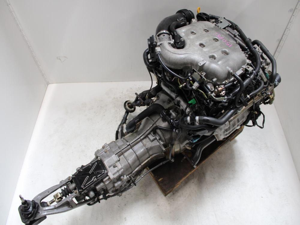 JDM 2003-2006 NISSAN 350Z INFINITI G35 VQ35-DE ENGINE WITH 6 SPD MAN/TRANS WIRING & ECU: Image 13