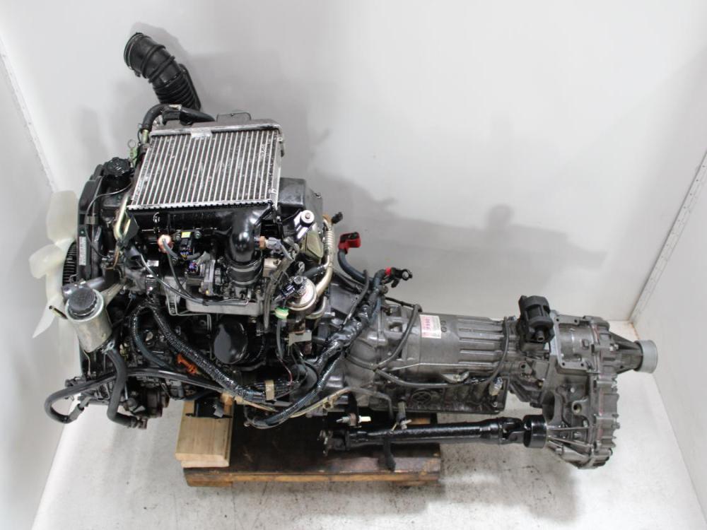 JDM 1KZ-TE TOYOTA HILUX 4CYL 3.0L TURBO ENGINE WITH AWD AUTO TRANSMISSION: Image 2