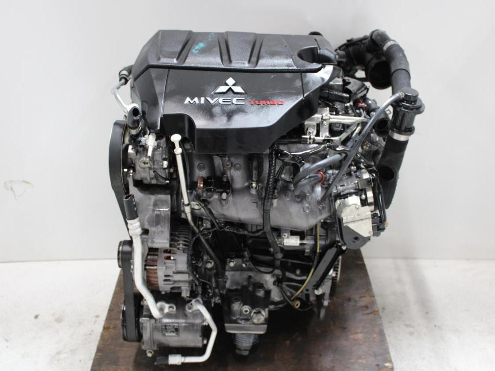 JDM 08-15 MITSUBISHI LANCER RALLIART EVO X 4B11 2.0L DOHC MIVEC  TURBO ENGINE WIRING AND ECU: Image 1