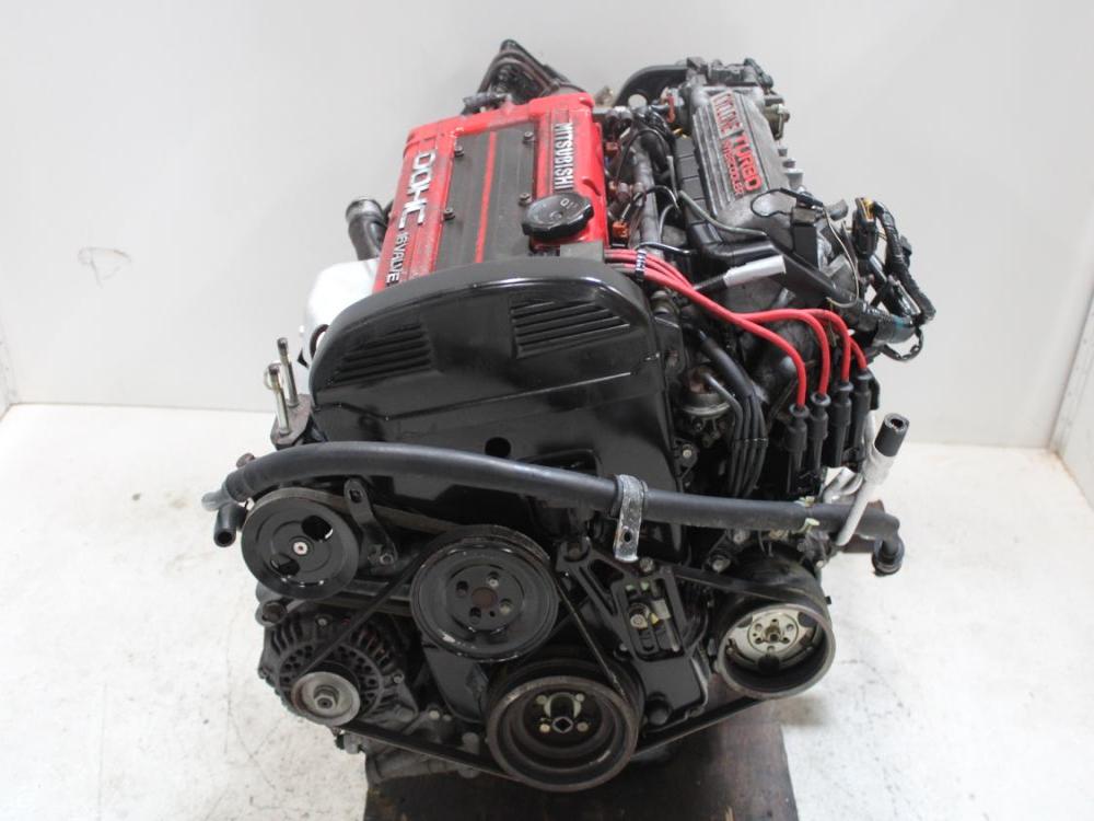 JDM MITSUBISHI 4G63T TURBO CYCLONE 6 BOLT ENGINE WITH AWD A/T WIRING & ECU: Image 5