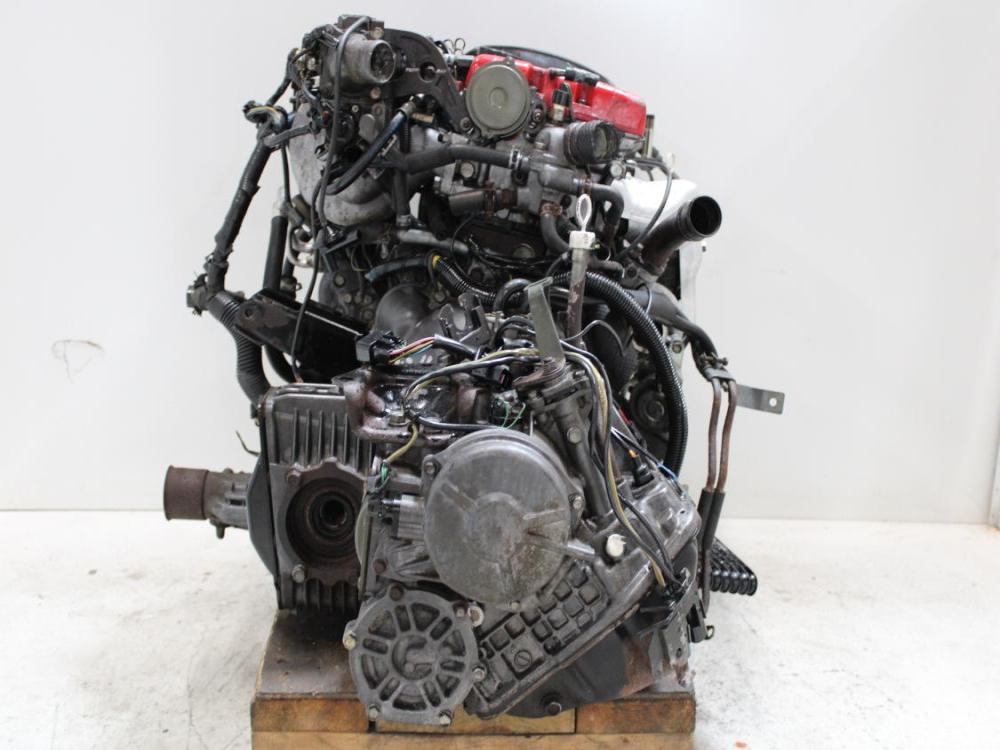 JDM MITSUBISHI 4G63T TURBO CYCLONE 6 BOLT ENGINE WITH AWD A/T WIRING & ECU: Image 12