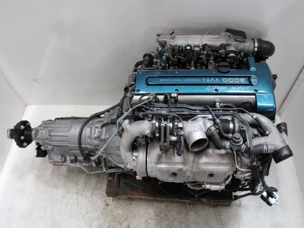 JDM 98-05 TOYOTA /LEXUS ARISTO 2JZ-GTE VVT-I 3.0L I6 ENGINE + A/T + ECU WIRING COMPLETE SWAP: Image 7
