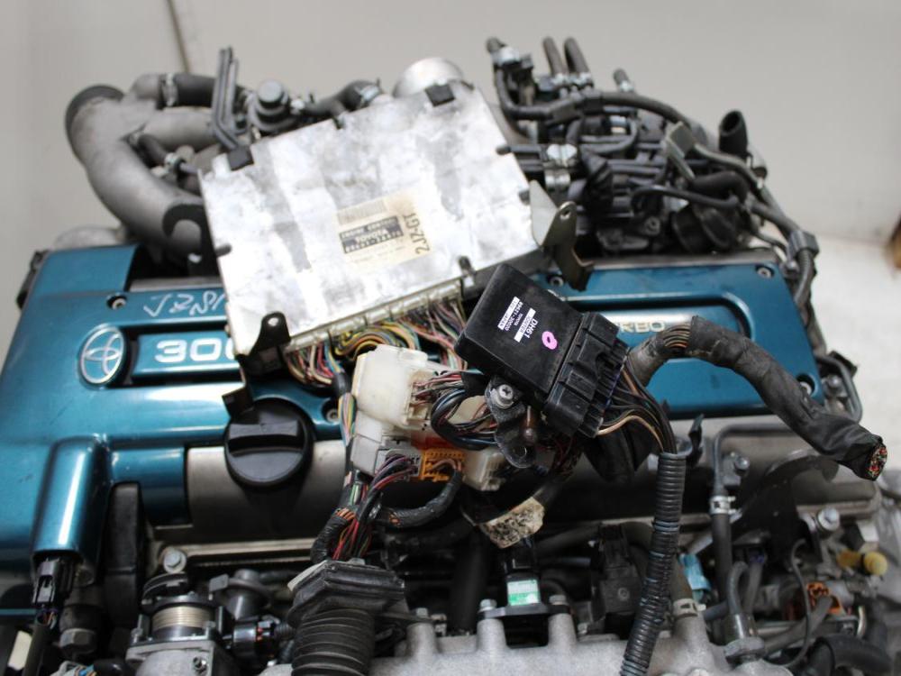 JDM 98-05 TOYOTA /LEXUS ARISTO 2JZ-GTE VVT-I 3.0L I6 ENGINE + A/T + ECU WIRING COMPLETE SWAP: Image 13