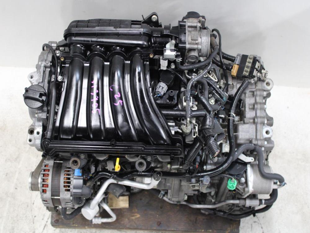 JDM 07-12 NISSAN SENTRA MR20-DE 2.0L DOHC 4CYL ENGINE WITH CVT AUTO TRANSMISSION: Image 1