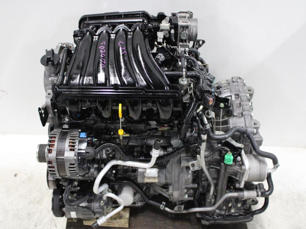 JDM 07-12 NISSAN SENTRA MR20-DE 2.0L DOHC 4CYL ENGINE WITH CVT AUTO TRANSMISSION: Image 1