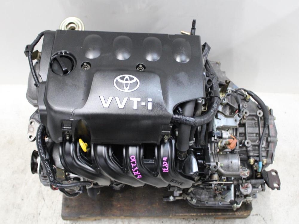 JDM 2000-2005 TOYOTA ECHO 1NZ-FE 1.5L DOHC VVTI 4 CYL ENGINE WITH AUTO TRANSMISSION: Image 1