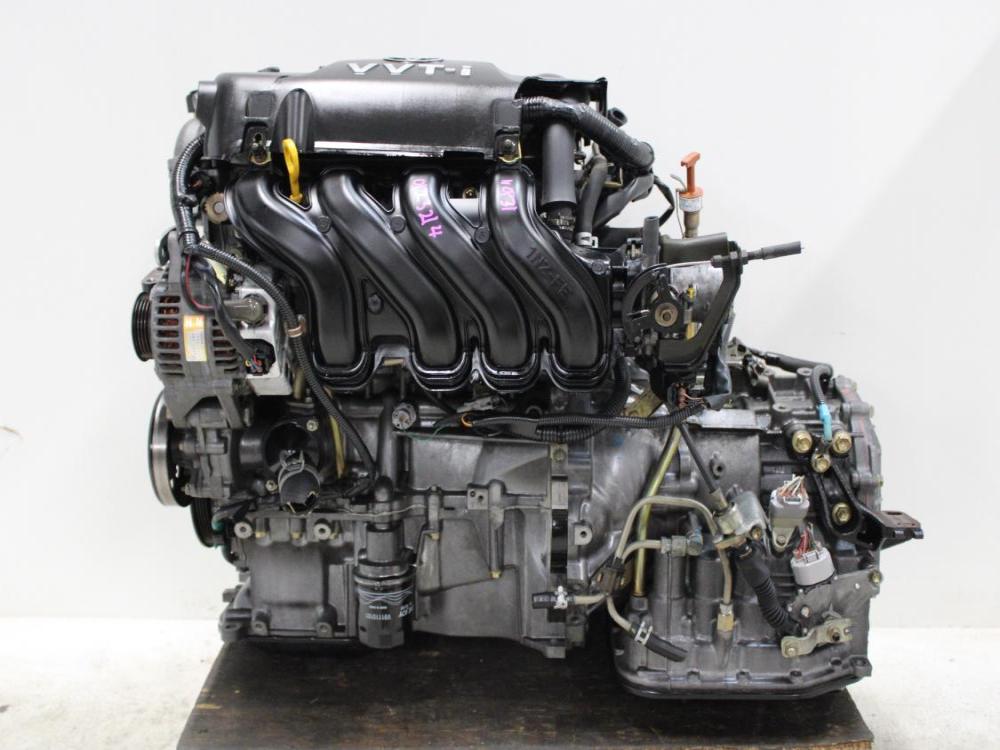 JDM 2000-2005 TOYOTA ECHO 1NZ-FE 1.5L DOHC VVTI 4 CYL ENGINE WITH AUTO TRANSMISSION: Image 3