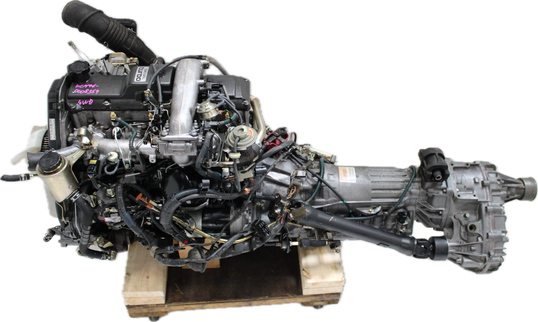 TOYOTA 1KZ-TE 3.0L TURBO ENGINE WITH AWD A/T