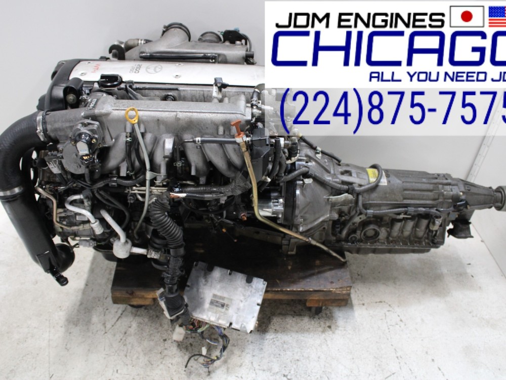JDM 1JZ-GTE VVT-I TUBRO ENGINE 2.5L H6 WITH A/T WIRING&ECU FRONT SUMP