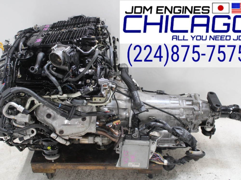 JDM 07-09 NISSAN 350Z, 07-08 INFINITI G35 VQ35HR 3.5L V6 RWD ENGINE + A/T, WIRING & ECU