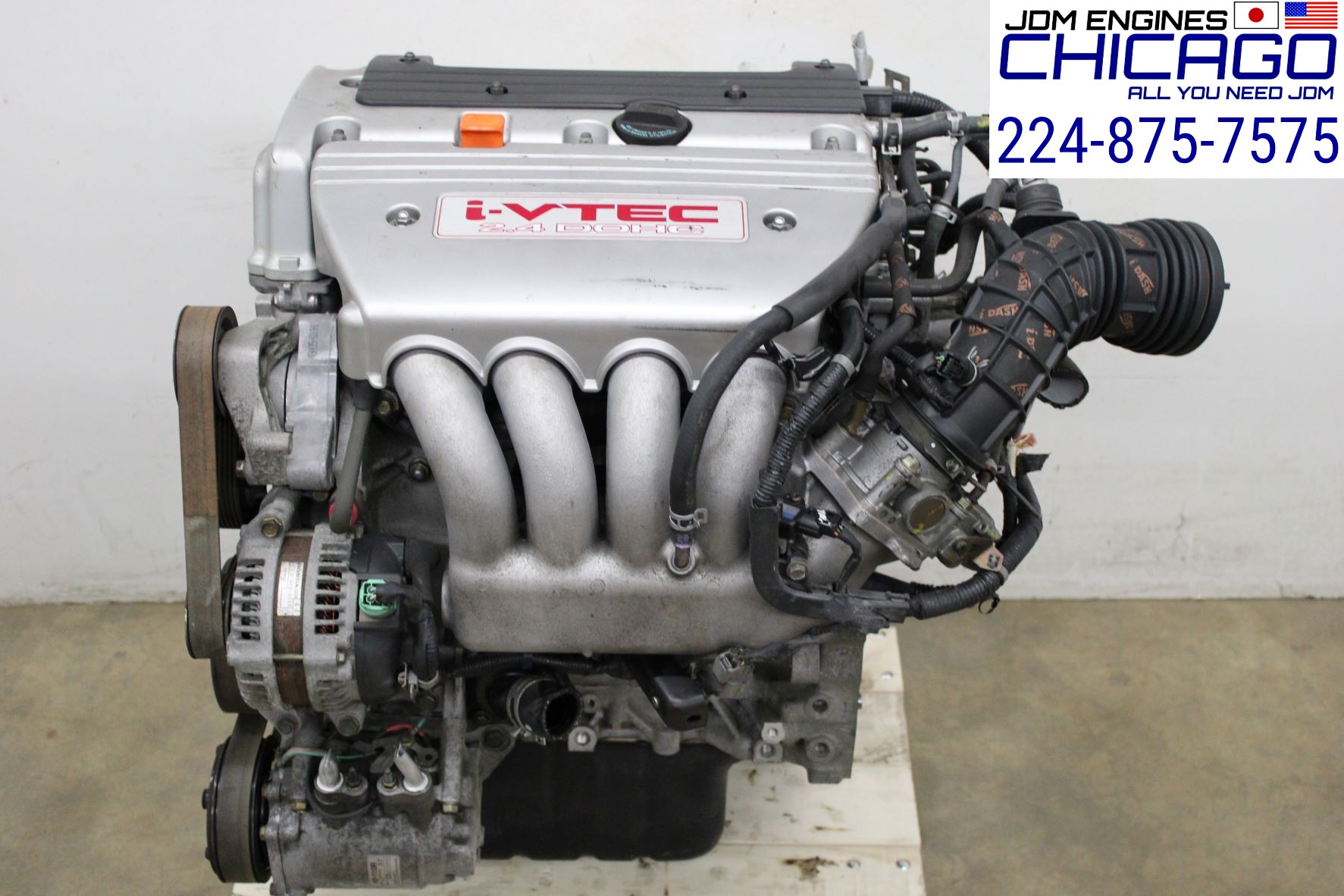 JDM 2004 2008 ACURA TSX K24A 2 4L DOHC VTEC RB1 HIGH COMPRESSION 200HP ENGINE JDM Engines Chicago