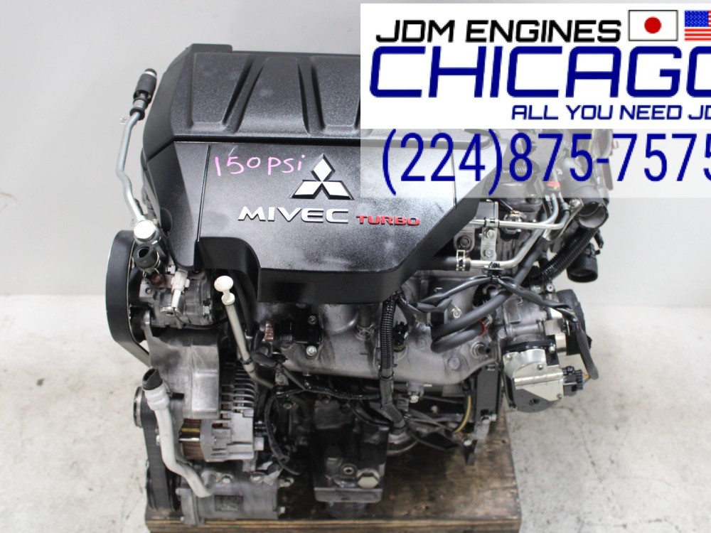 JDM 08-15 MITSUBISHI LANCER RALLIART EVO X 4B11 2.0L DOHC MIVEC  TURBO ENGINE WIRING AND ECU