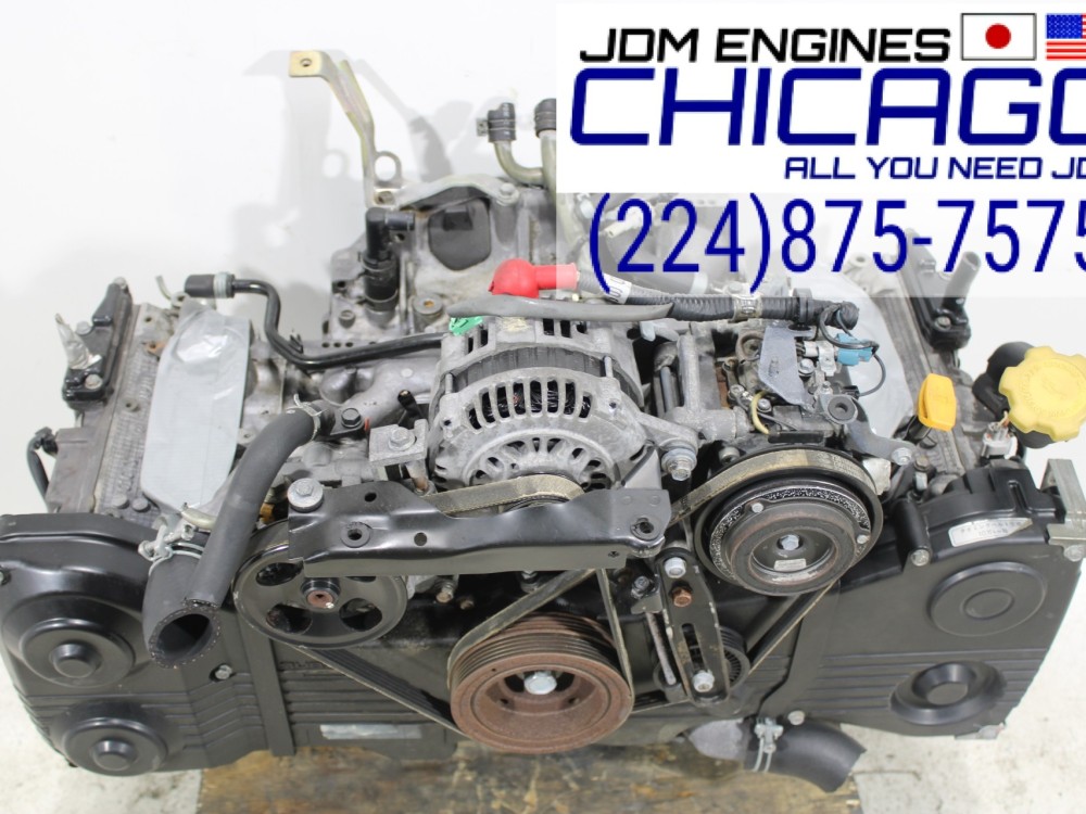 JDM 2002-2005 SUBARU IMPREZA WRX EJ205 2.0L DOHC TURBO NON-AVCS HEAD & BLOCK ENGINE