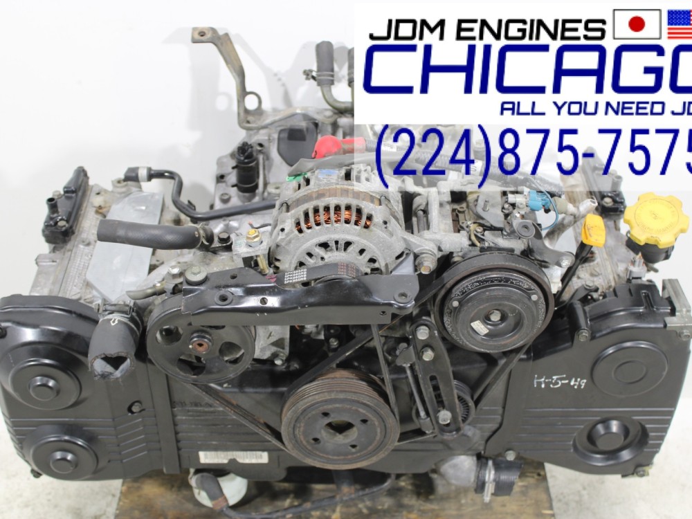 JDM 2002-2005 SUBARU IMPREZA WRX EJ205 2.0L DOHC TURBO NON-AVCS HEAD & BLOCK ENGINE