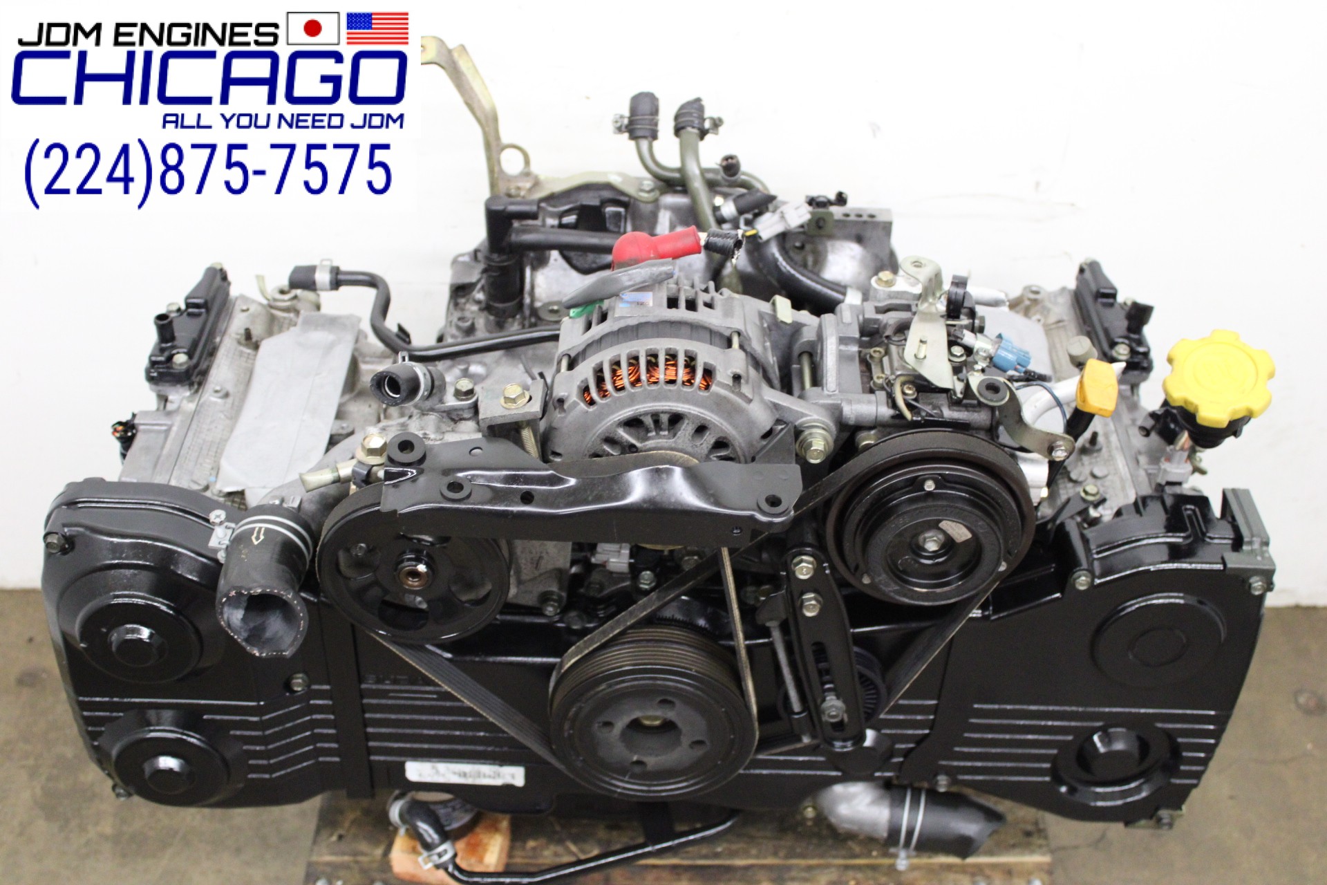 JDM 2002-2005 SUBARU IMPREZA WRX EJ205 2.0L DOHC NON-AVCS TURBO HEAD&BLOCK ENGINE