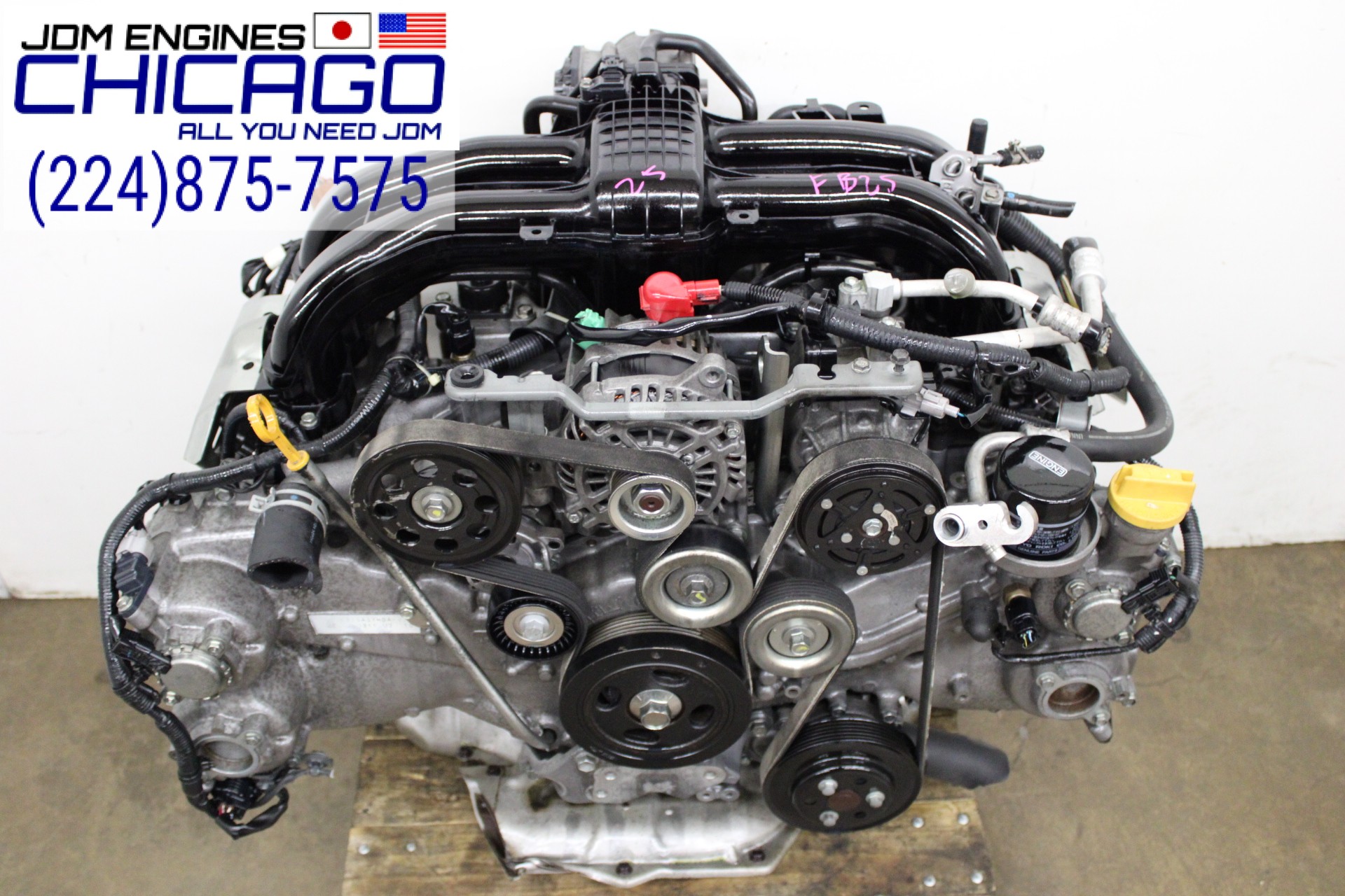 JDM 2011-2016 SUBARU IMPREZA/ FORESTER/LEGACY/OUTBACK FB25 DOHC TIMING CHAIN  2.5L ENGINE