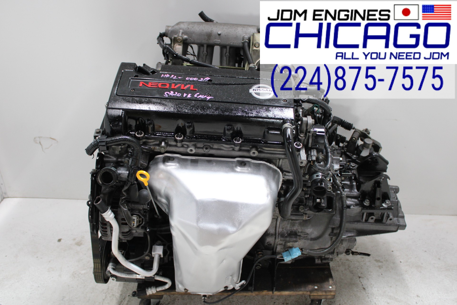 JDM NISSAN PRIMERA SR20VE 2.0L NEO VVL ENGINE WITH 6SPEED M/T + WIRING & ECU