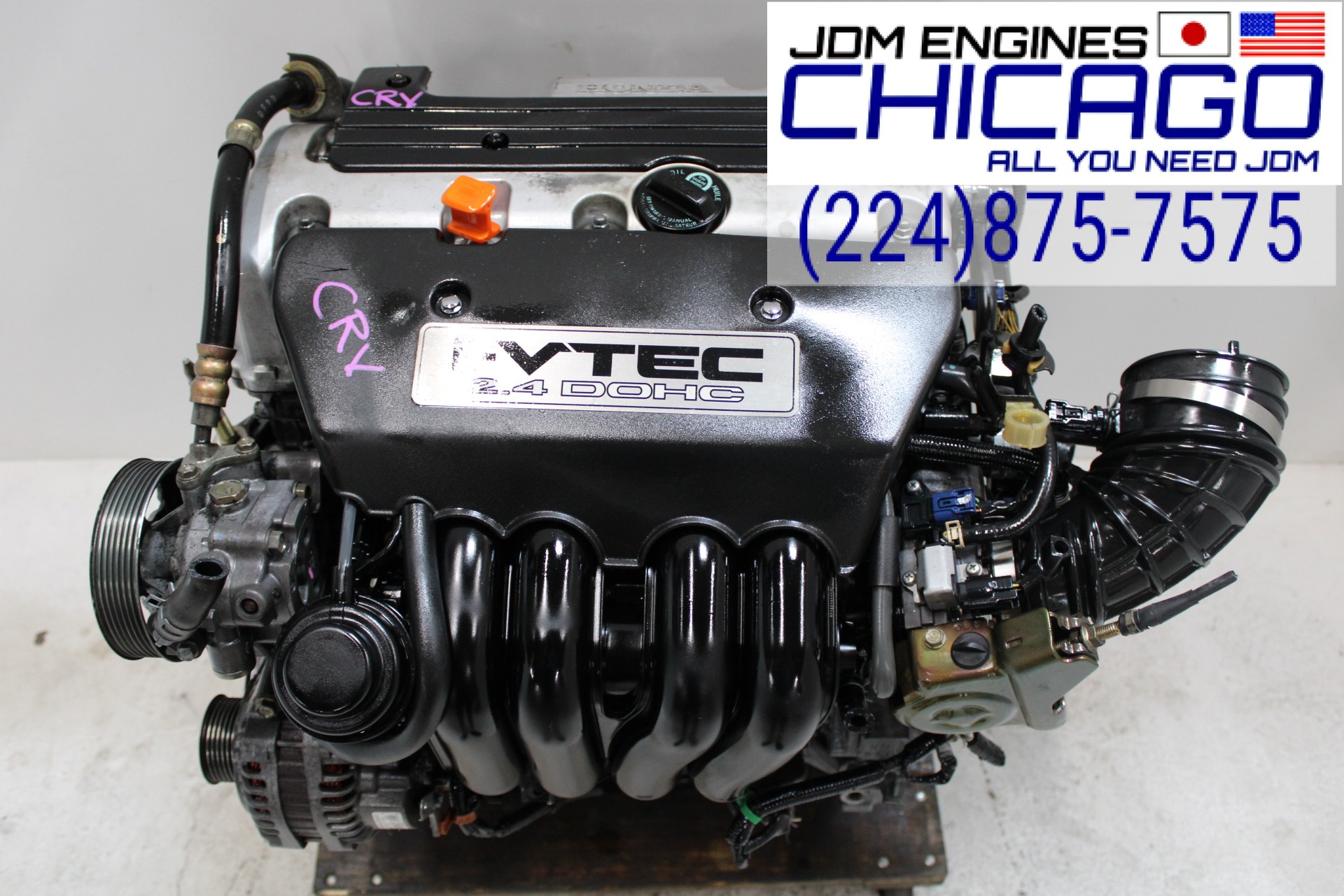 JDM 2002-2006 HONDA CRV K24A 2.4L iVTEC DOHC 4 CYLINDER  ENGINE