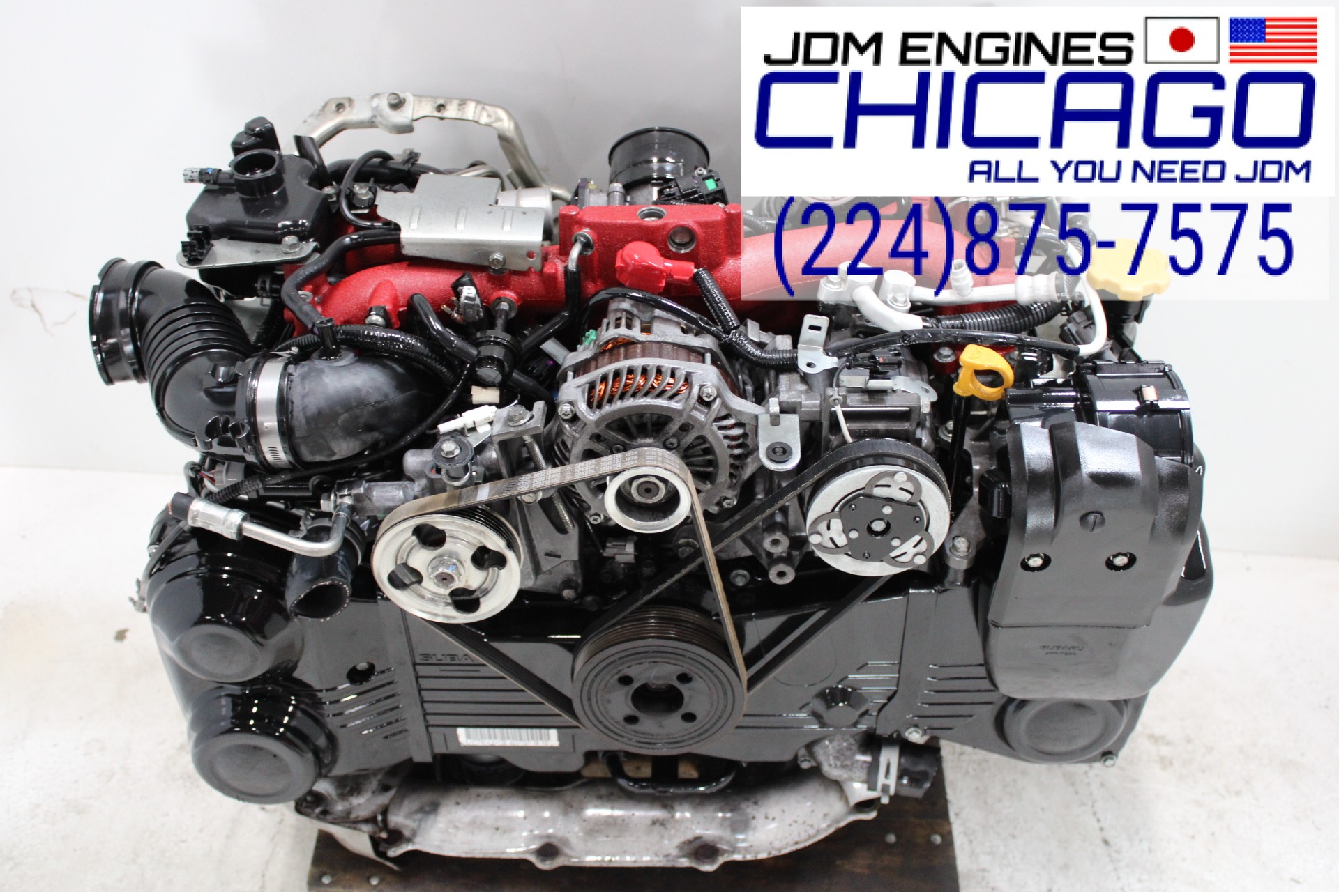 JDM 2008-2019 SUBARU WRX STI EJ257 2.5L DOHC TURBO AVCS ENGINE