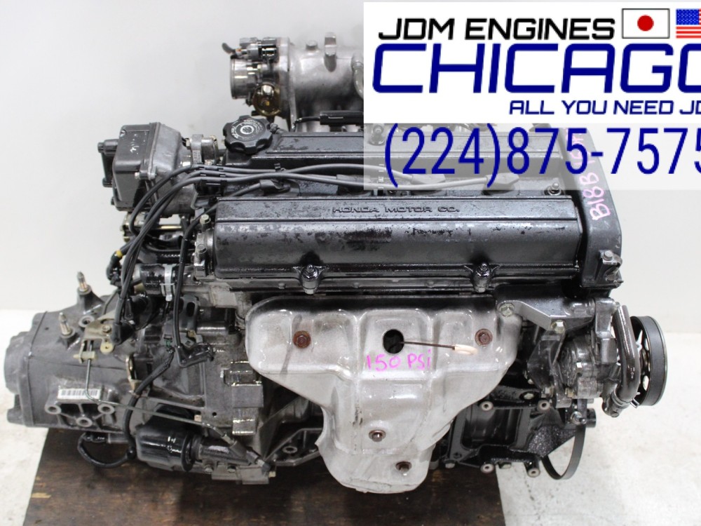 JDM 96-01 HONDA ACURA B18B 1.8L DOHC 4CYL NON-VTEC ENGINE + 5SPD NON LSD M/T  