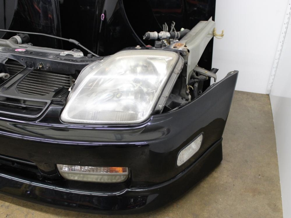 JDM 1997-2001 HONDA PRELUDE FRONT END NOSE CUT CONVERSION BLACK: Image 10