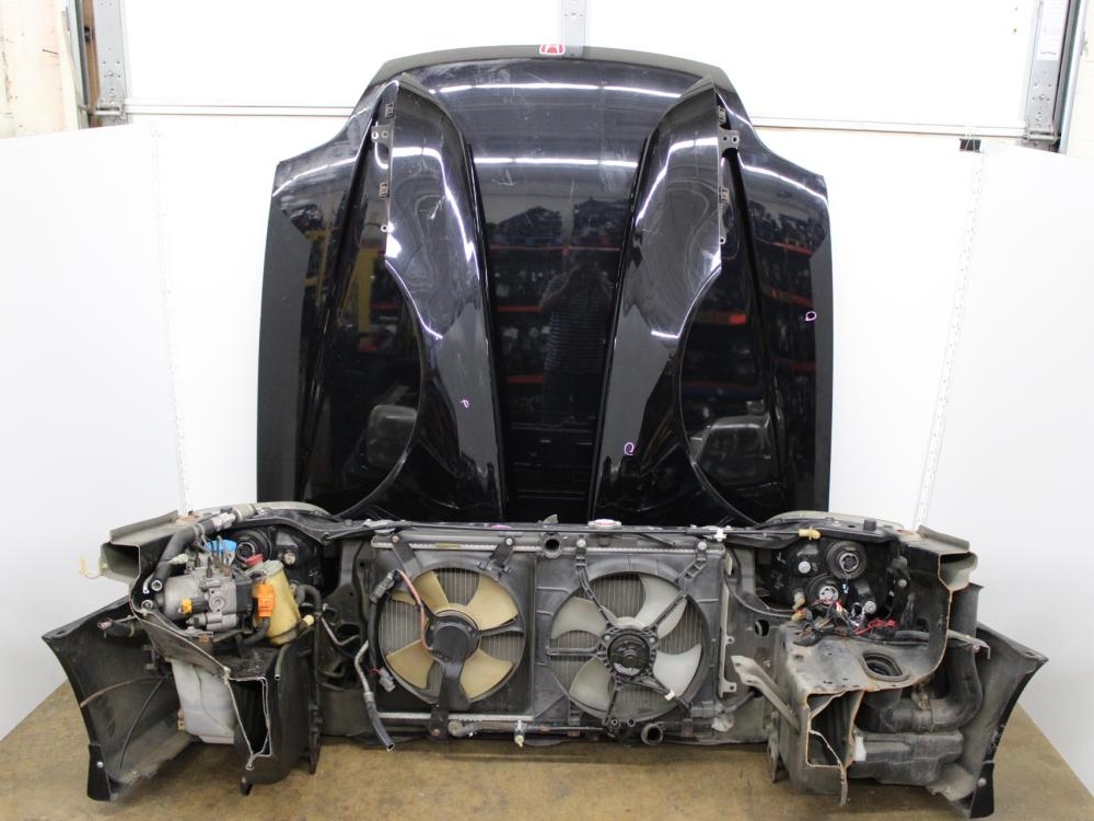 JDM 1997-2001 HONDA PRELUDE FRONT END NOSE CUT CONVERSION BLACK: Image 11