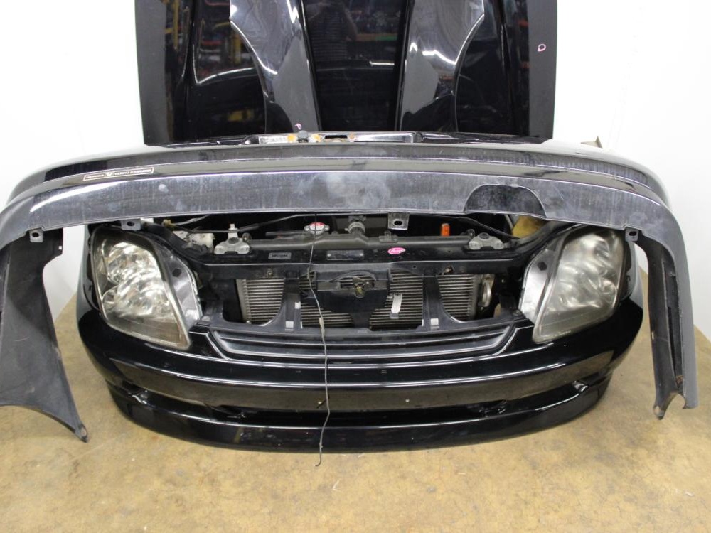JDM 1997-2001 HONDA PRELUDE FRONT END NOSE CUT CONVERSION BLACK: Image 18