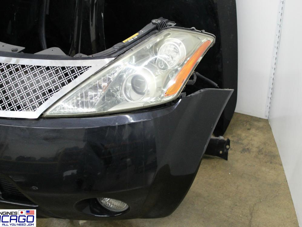 JDM 2003-2007 NISSAN MURANO FRONT END NOSE CUT FRONT BUMPER HEAD LIGHTS HOOD FENDERS RADIATOR A/C RADIATOR: Image 4