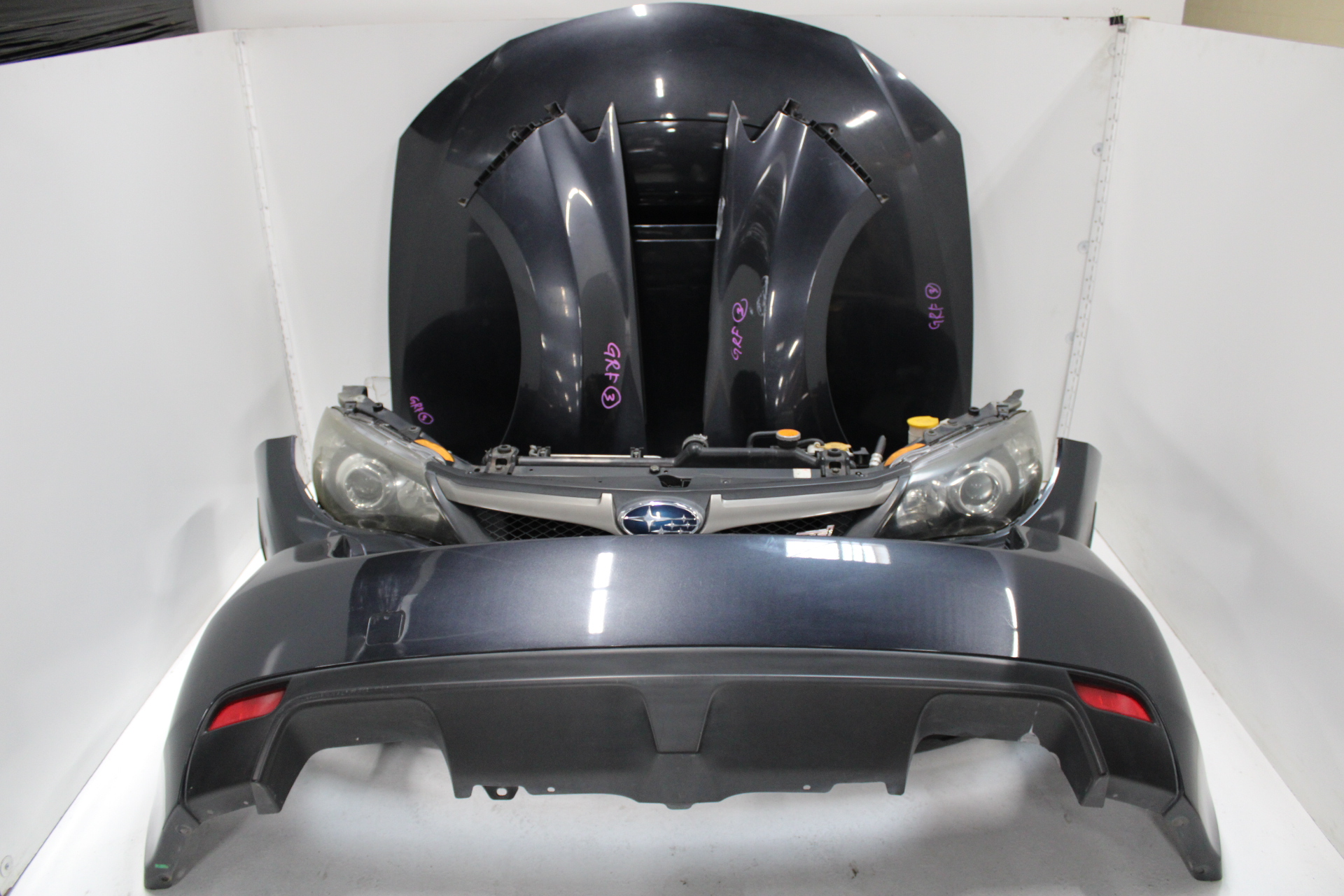 JDM 2008-2014 SUBARU IMPREZA WRX STI FRONT END NOSE CUT CONVERSION ...