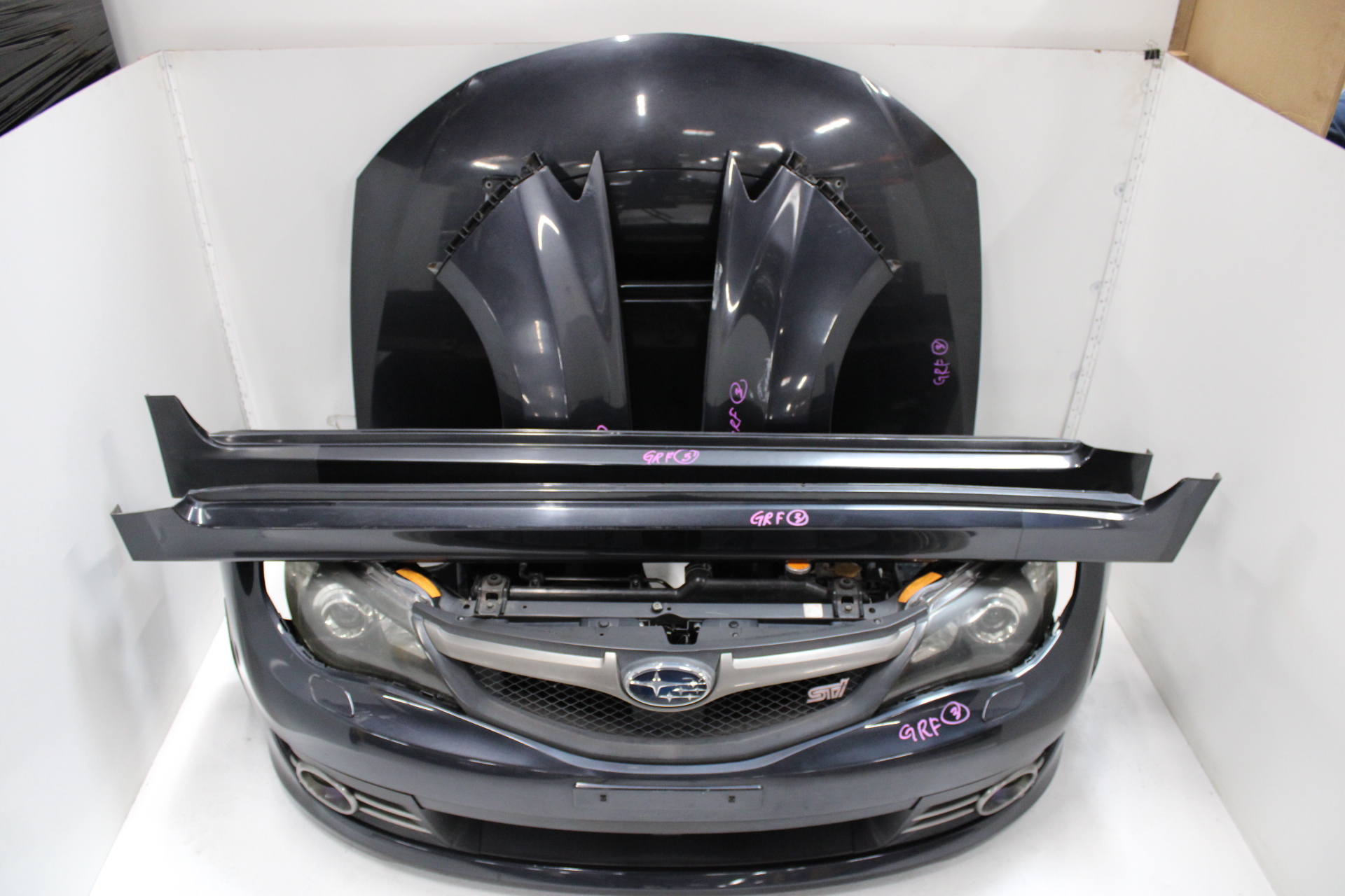 JDM 2008-2014 SUBARU IMPREZA WRX STI FRONT END NOSE CUT CONVERSION ...