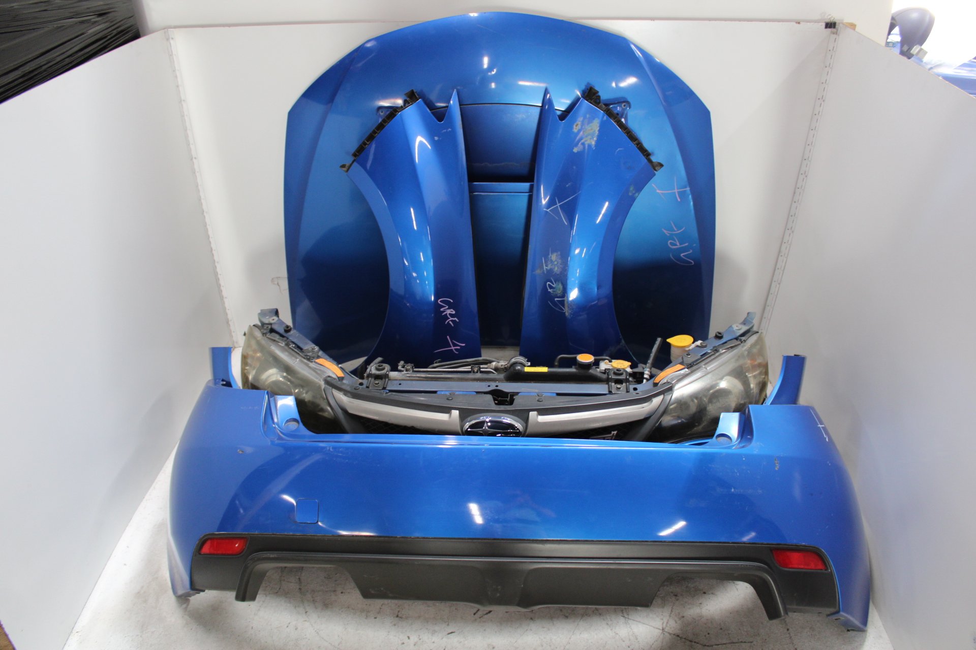 JDM 2008-2014 SUBARU IMPREZA WRX STI FRONT END NOSE CUT CONVERSION ...