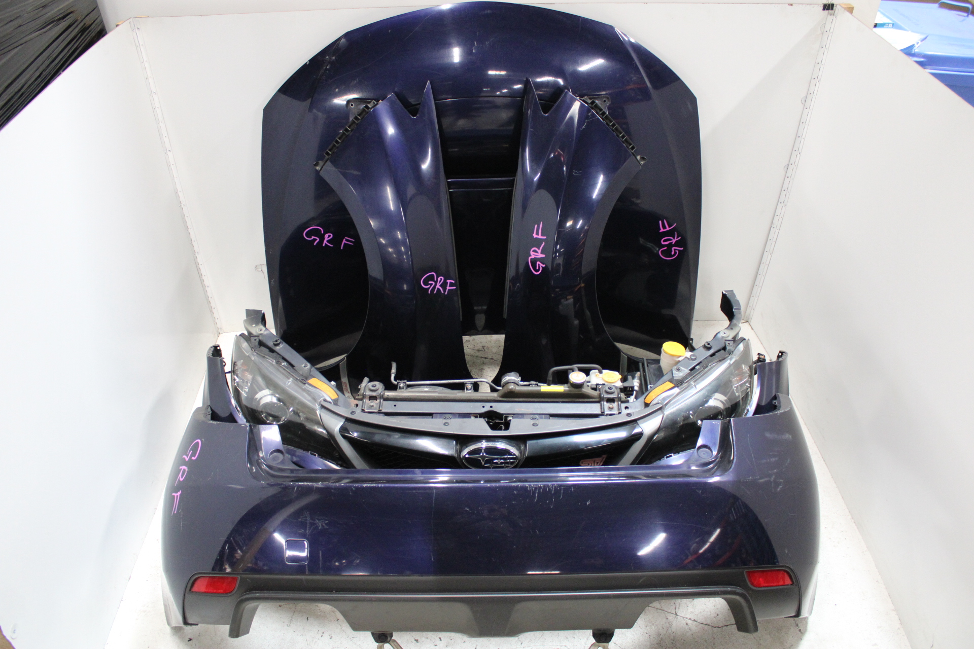 JDM 2008-2014 SUBARU IMPREZA WRX STI FRONT END NOSE CUT CONVERSION ...