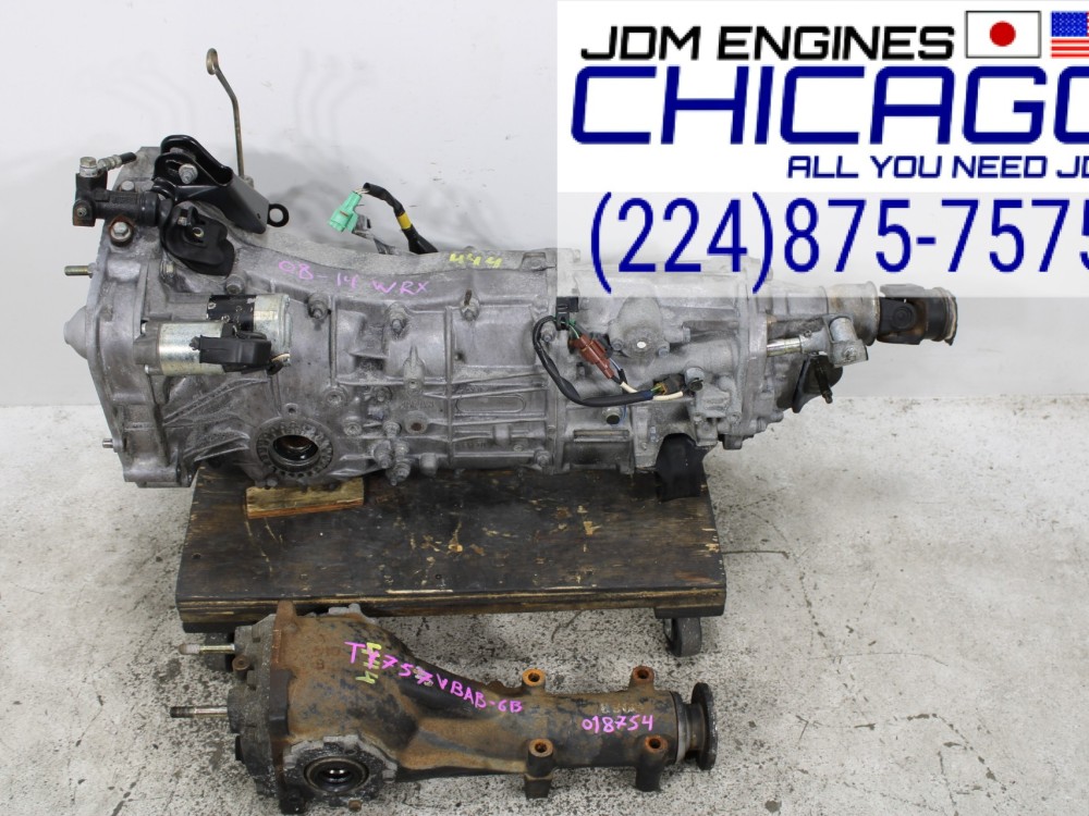 JDM 2008-2014 SUBARU IMPREZA WRX EJ255 TURBO 5SPD AWD MANUAL TRANSMISSION